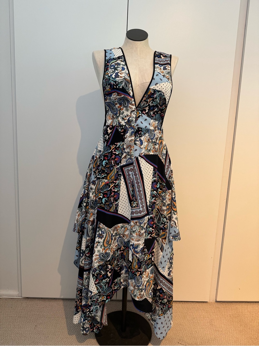 NWT Topshop Handkerchief Hem  dress